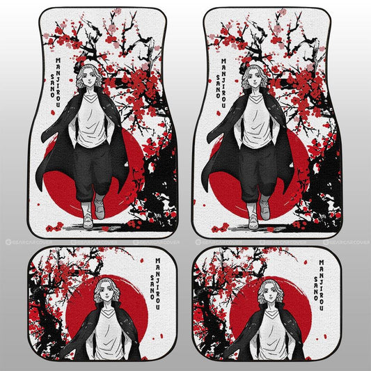 Manjiro Sano Car Floor Mats Custom Japan Style Car Accessories - Gearcarcover - 2