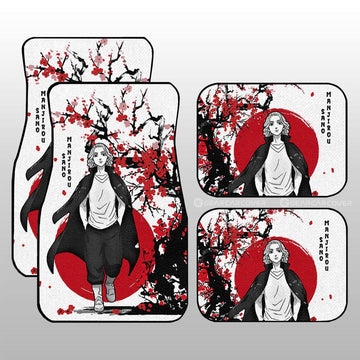 Manjiro Sano Car Floor Mats Custom Japan Style Car Accessories - Gearcarcover - 1