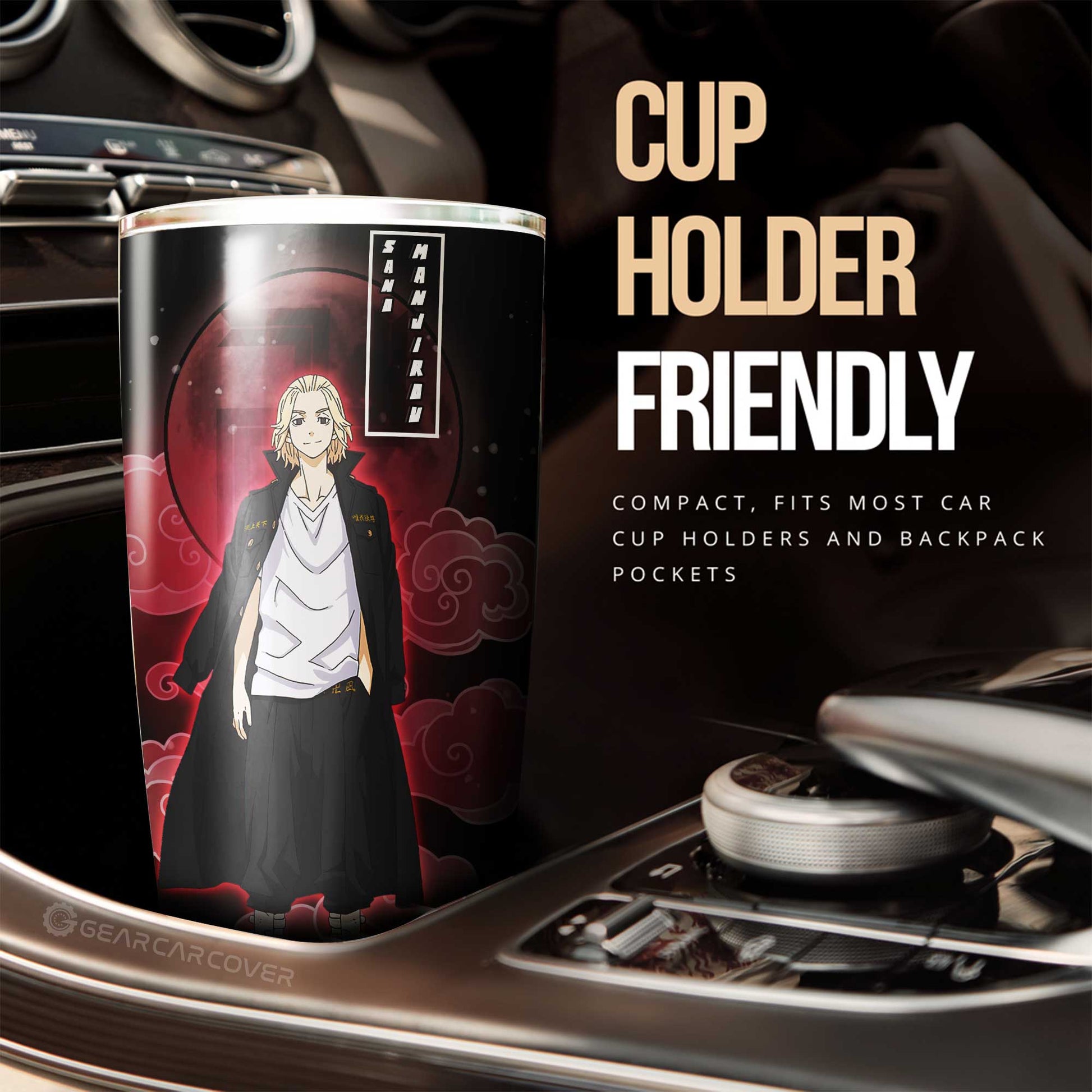 Manjiro Sano Tumbler Cup Custom Car Interior Accessories - Gearcarcover - 2