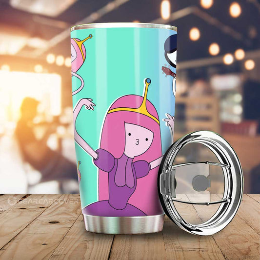 Marceline And Princess Bubblegum Adventure Time Tumbler Cup Custom Cartoon Car Accessories - Gearcarcover - 2