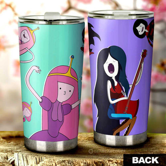 Marceline And Princess Bubblegum Adventure Time Tumbler Cup Custom Cartoon Car Accessories - Gearcarcover - 1