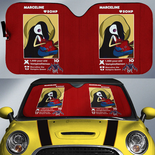 Marceline Car Sunshade Custom Adventure Time Car Accessories - Gearcarcover - 1