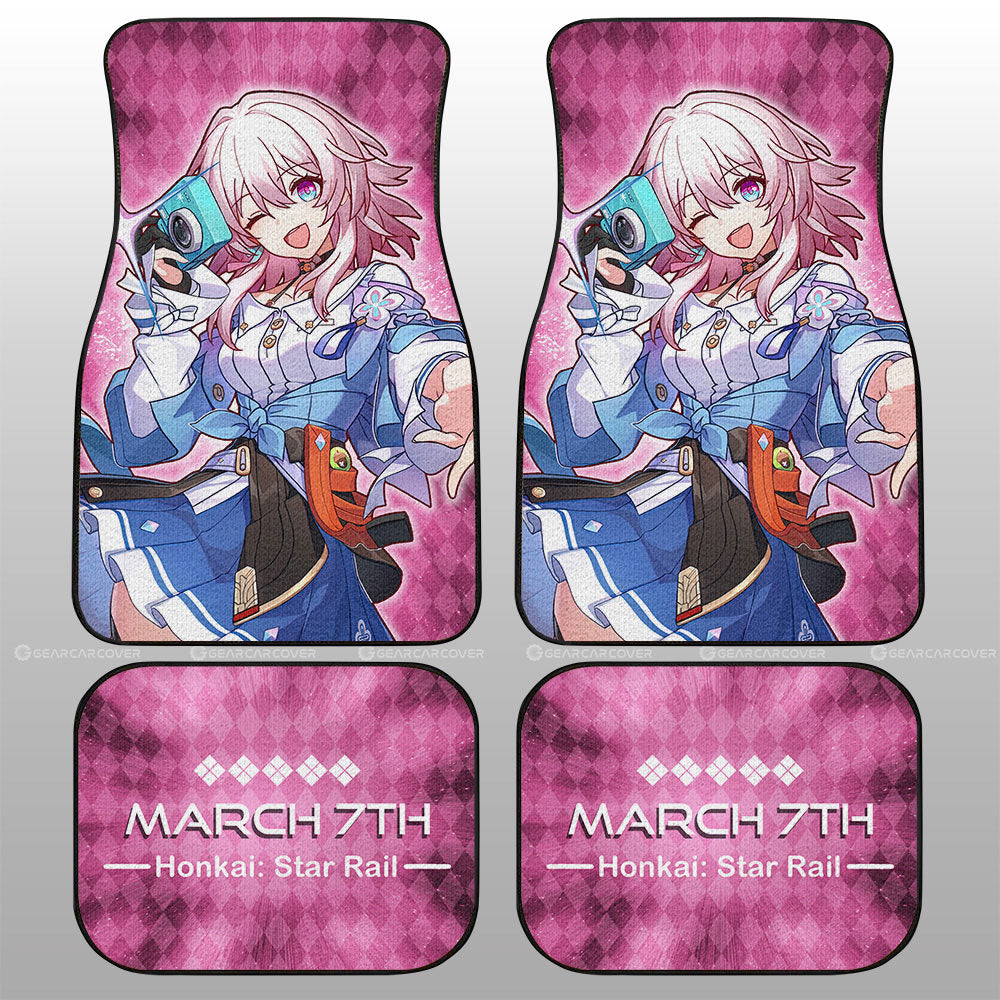 March 7th Car Floor Mats Custom Honkai Star Rail Car Accessories - Gearcarcover - 1