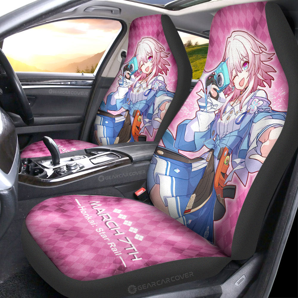 March 7th Car Seat Covers Custom Honkai Star Rail Car Accessories - Gearcarcover - 1