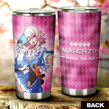 March 7th Tumbler Cup Custom Honkai Star Rail Car Accessories - Gearcarcover - 1