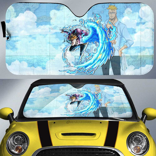 Marco Car Sunshade Custom Map Car Accessories For Fans - Gearcarcover - 1