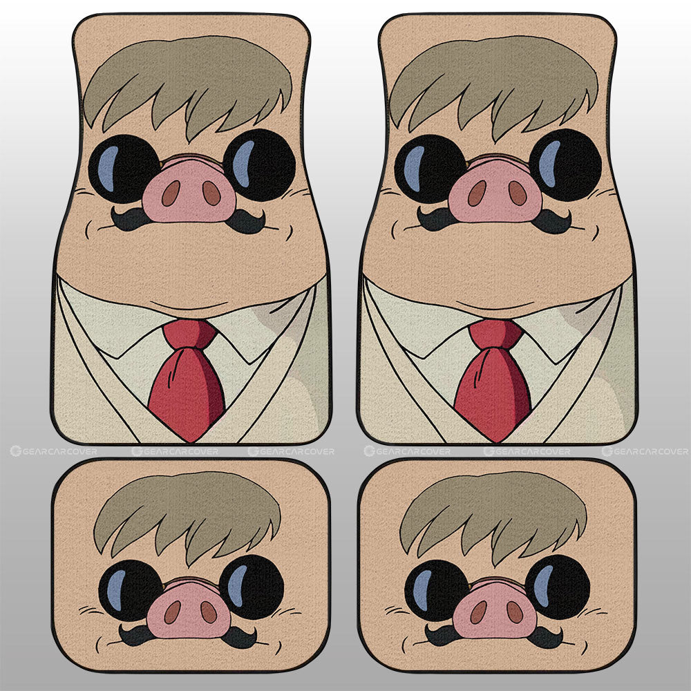 Marco Pagot Car Floor Mats Custom Porco Rosso Car Accessories - Gearcarcover - 1