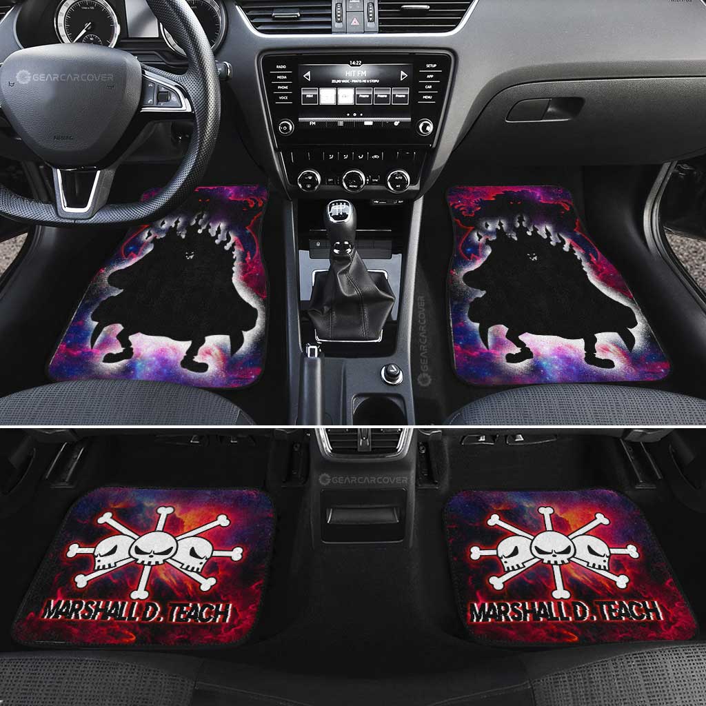 Marshall D. Teach Car Floor Mats Custom Silhouette Style - Gearcarcover - 2