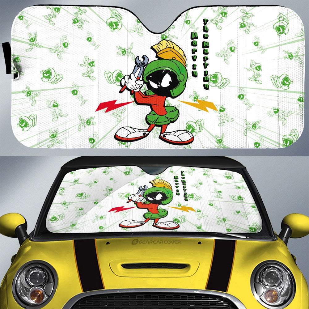 Marvin the Martian Car Sunshade Custom Cartoon Car Accessories - Gearcarcover - 1