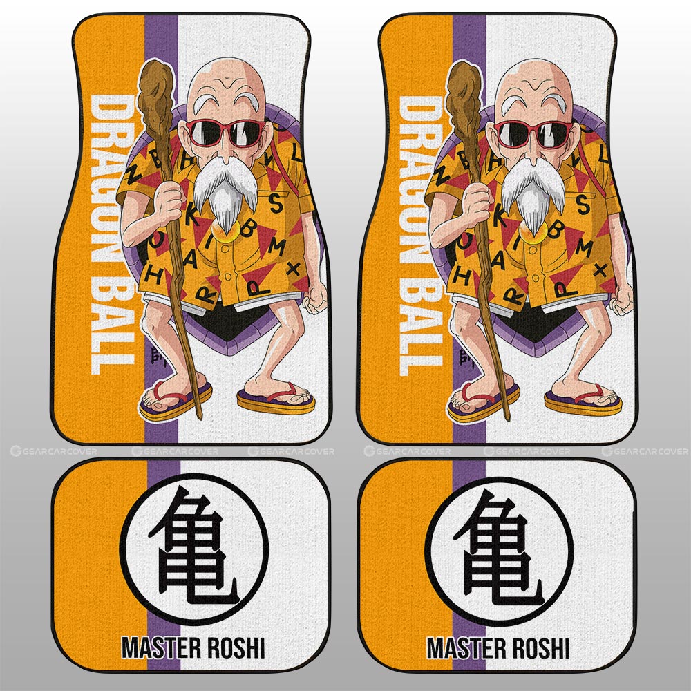 Master Roshi Car Floor Mats Custom Car Accessories For Fans - Gearcarcover - 2