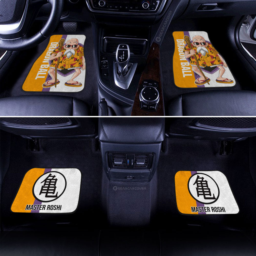 Master Roshi Car Floor Mats Custom Car Accessories For Fans - Gearcarcover - 3