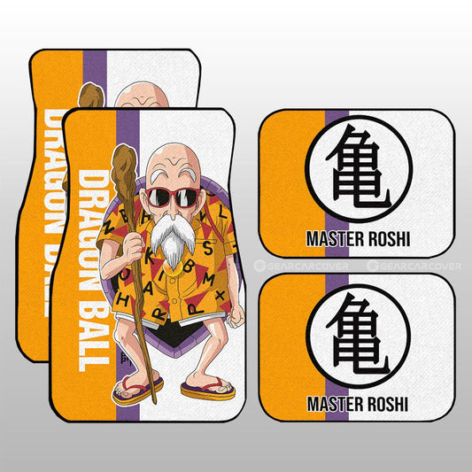 Master Roshi Car Floor Mats Custom Car Accessories For Fans - Gearcarcover - 1