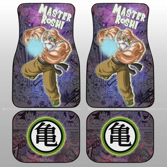 Master Roshi Car Floor Mats Custom Car Accessories Manga Galaxy Style - Gearcarcover - 2