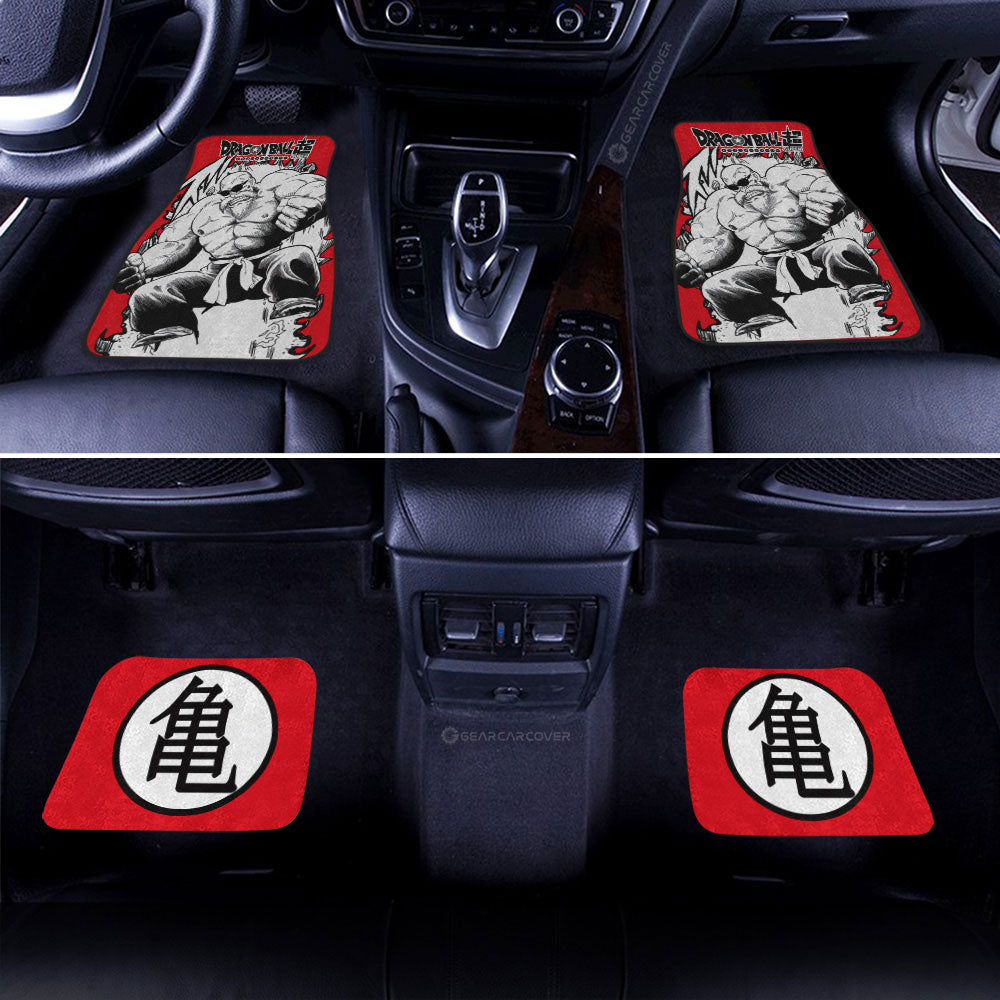 Master Roshi Car Floor Mats Custom Car Accessories Manga Style For Fans - Gearcarcover - 3