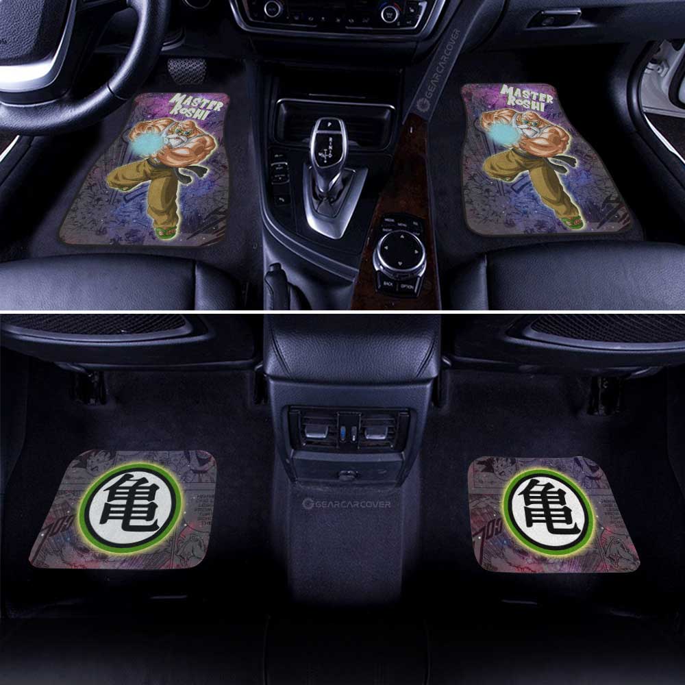 Master Roshi Car Floor Mats Custom Galaxy Style Car Accessories - Gearcarcover - 3