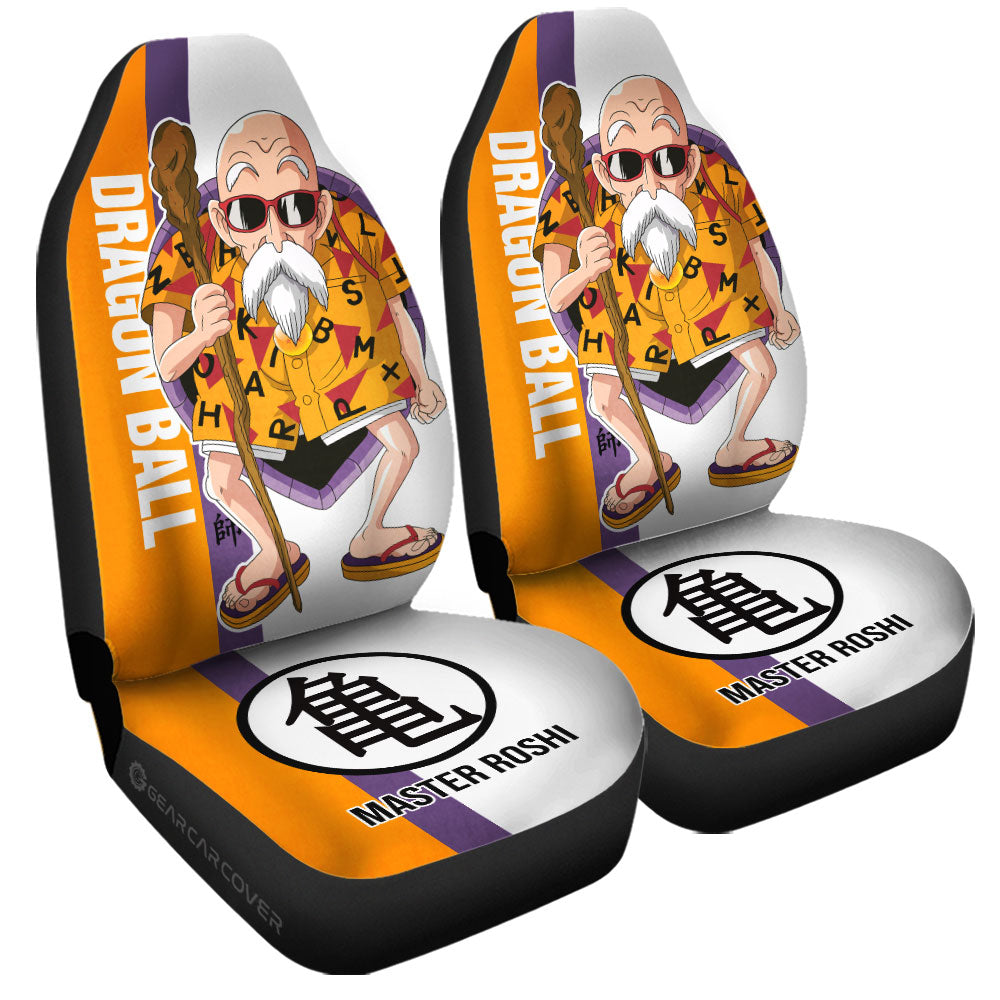 Master Roshi Car Seat Covers Custom Car Accessories For Fans - Gearcarcover - 3