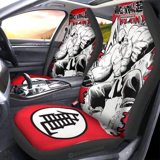 Master Roshi Car Seat Covers Custom Car Accessories Manga Style For Fans - Gearcarcover - 2