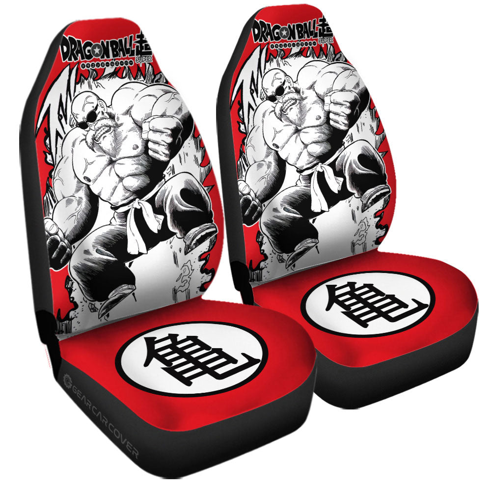 Master Roshi Car Seat Covers Custom Car Accessories Manga Style For Fans - Gearcarcover - 3