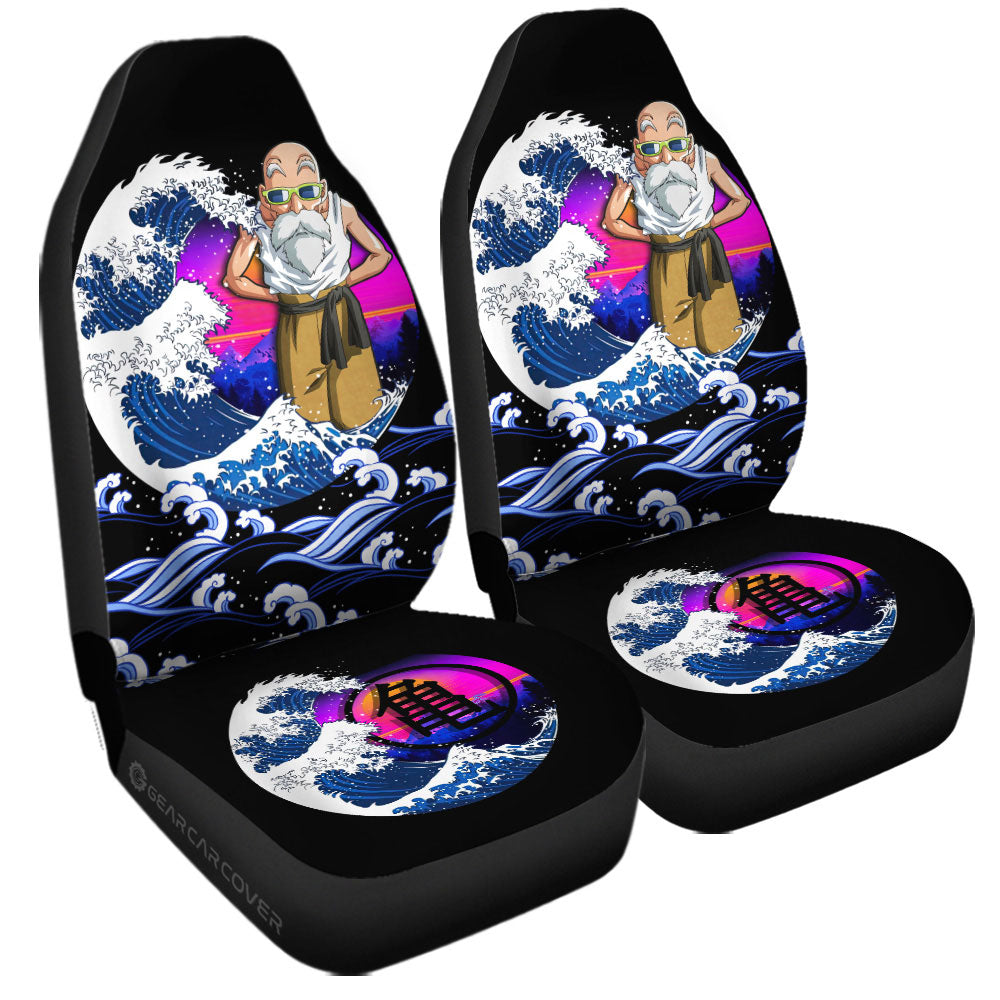 Master Roshi Car Seat Covers Custom Car Interior Accessories - Gearcarcover - 3