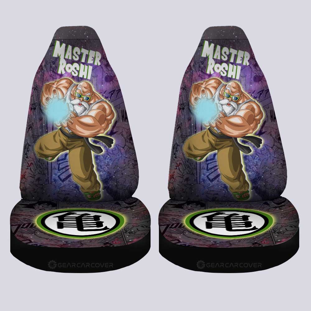 Master Roshi Car Seat Covers Custom Galaxy Style Car Accessories - Gearcarcover - 4
