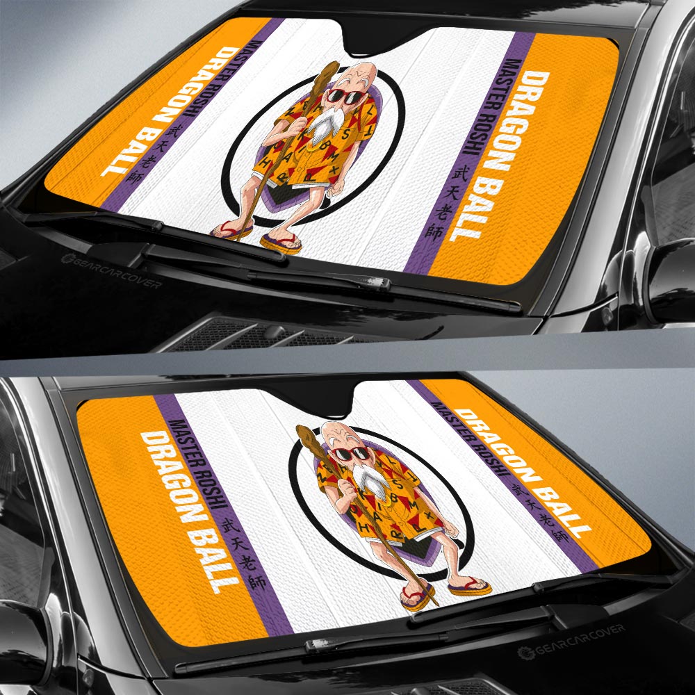 Master Roshi Car Sunshade Custom Car Accessories For Fans - Gearcarcover - 2