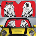 Master Roshi Car Sunshade Custom Car Accessories Manga Style For Fans - Gearcarcover - 1