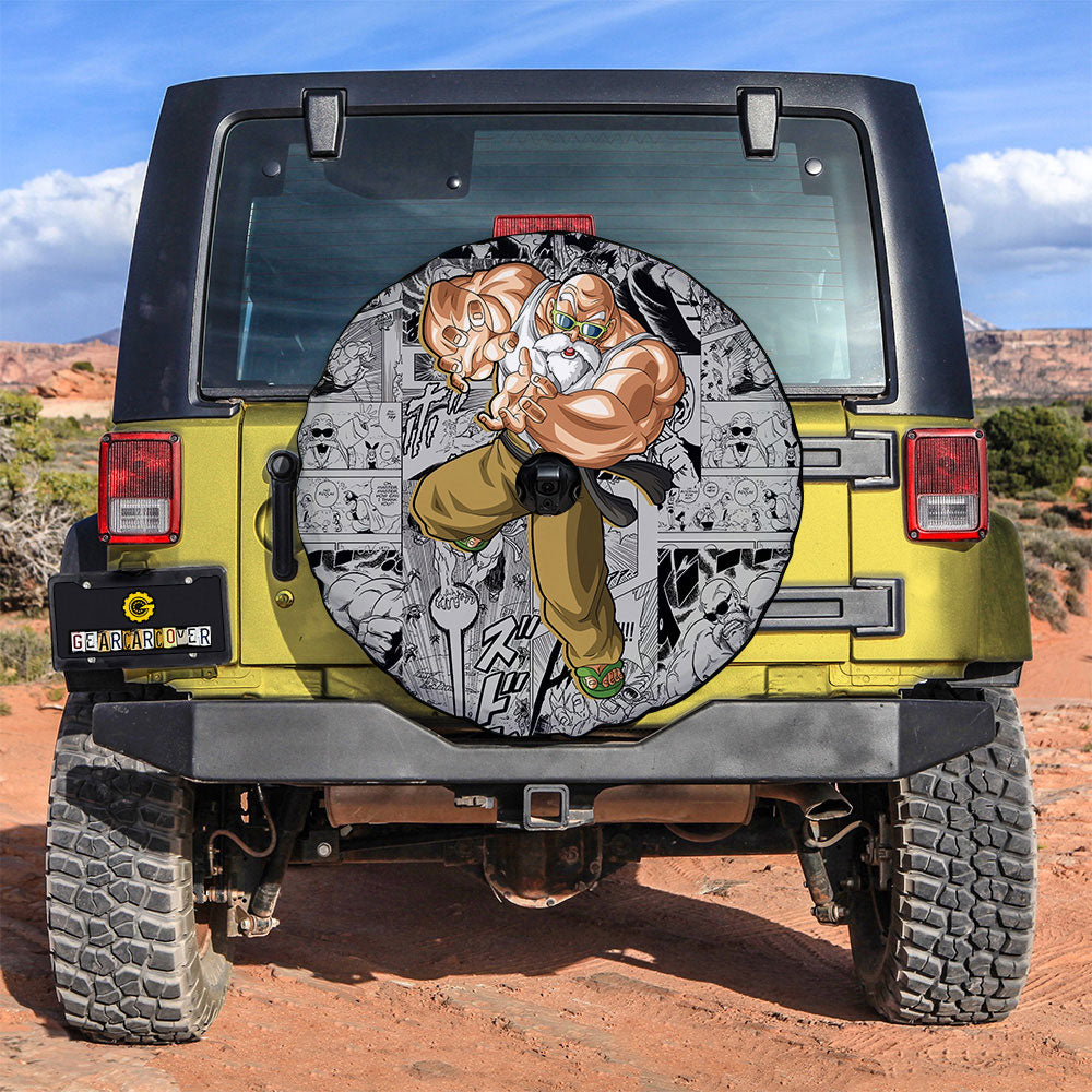 Master Roshi Spare Tire Covers Camera Hole Collection - Gearcarcover - 3