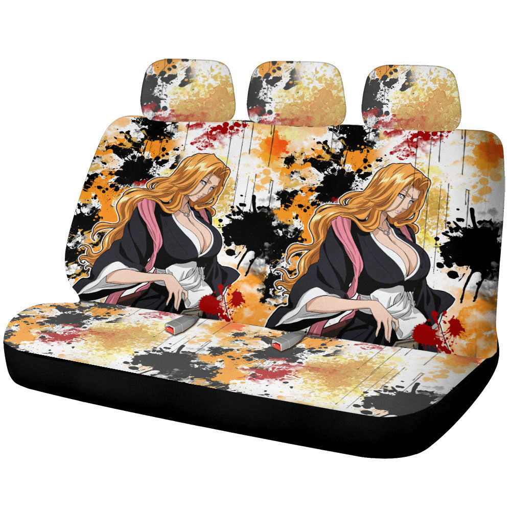 Matsumoto Rangiku Car Back Seat Covers Custom Car Accessories - Gearcarcover - 1