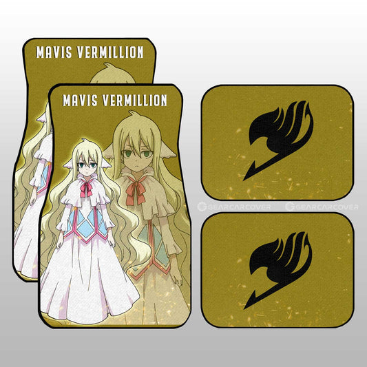 Mavis Vermillion Car Floor Mats Custom - Gearcarcover - 1