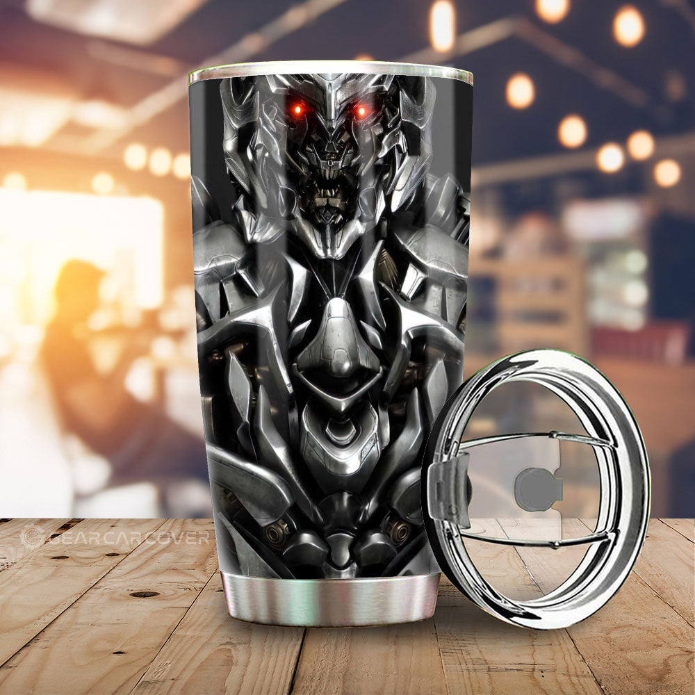 Megatron Tumbler Cup Custom Transformer Car Accessories - Gearcarcover - 1