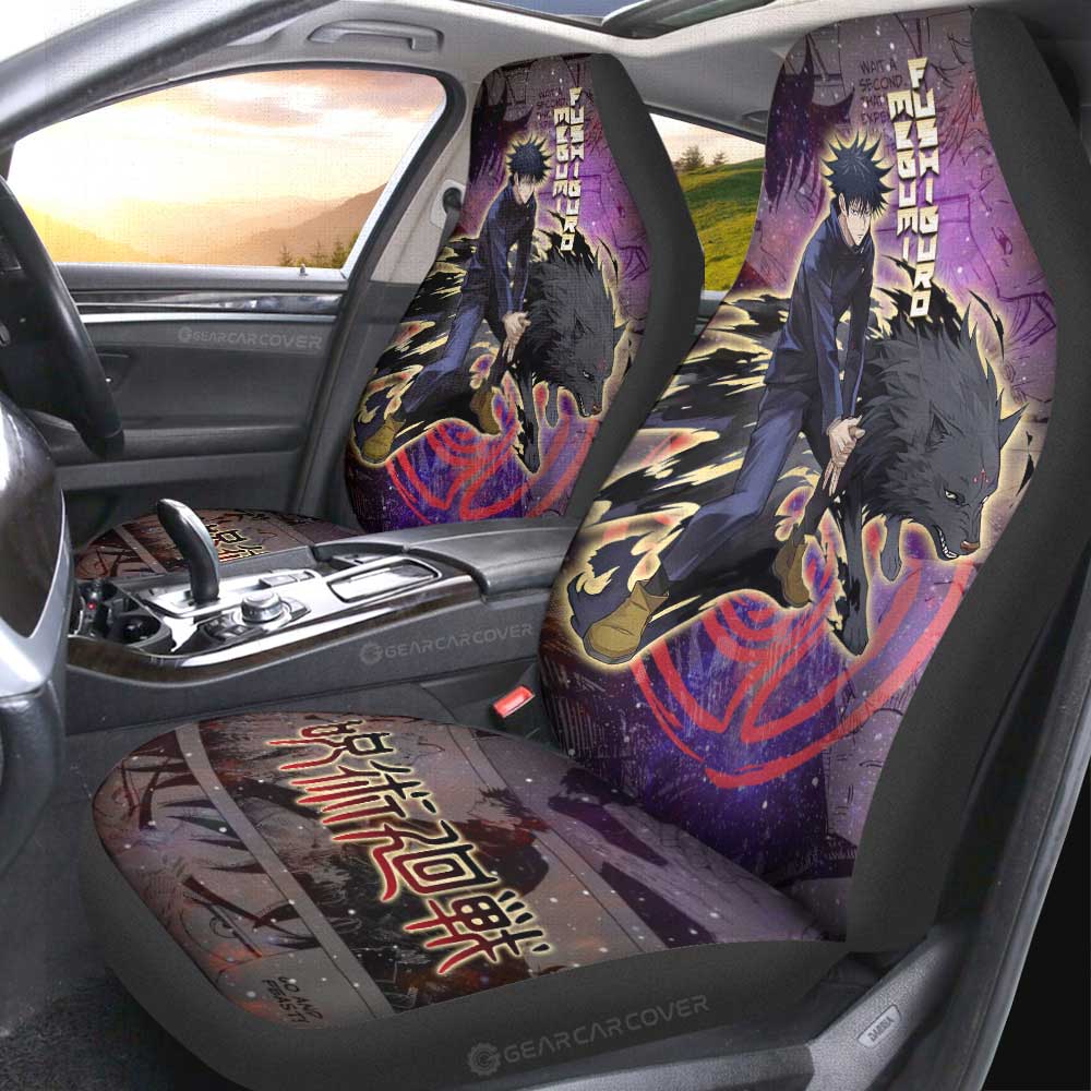 Megumi Fushiguro Car Seat Covers Custom Galaxy Manga Style - Gearcarcover - 2