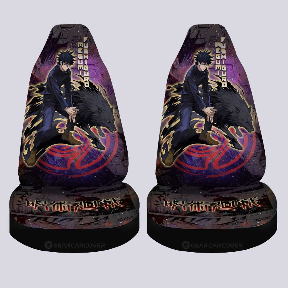 Megumi Fushiguro Car Seat Covers Custom Galaxy Manga Style - Gearcarcover - 4