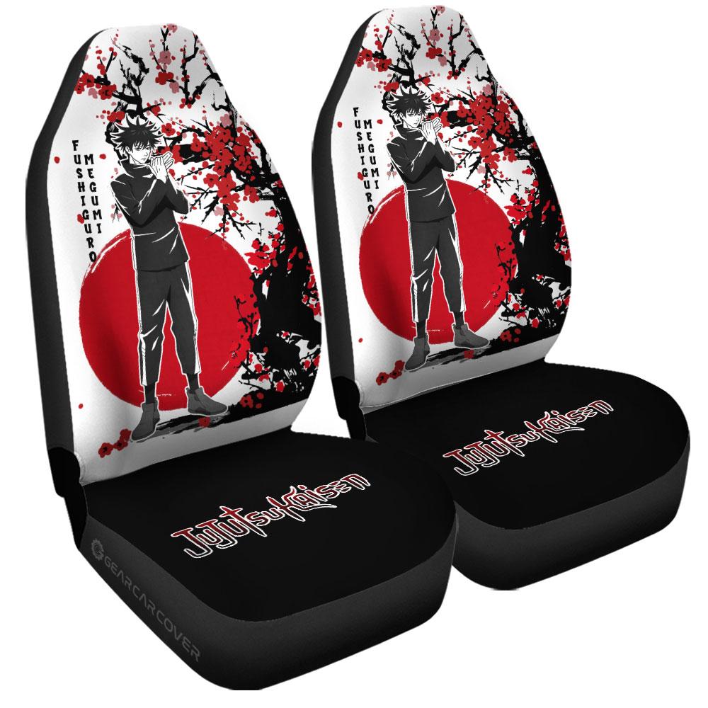 Megumi Fushiguro Car Seat Covers Custom Japan Style Anime Bleach Car Interior Accessories - Gearcarcover - 3