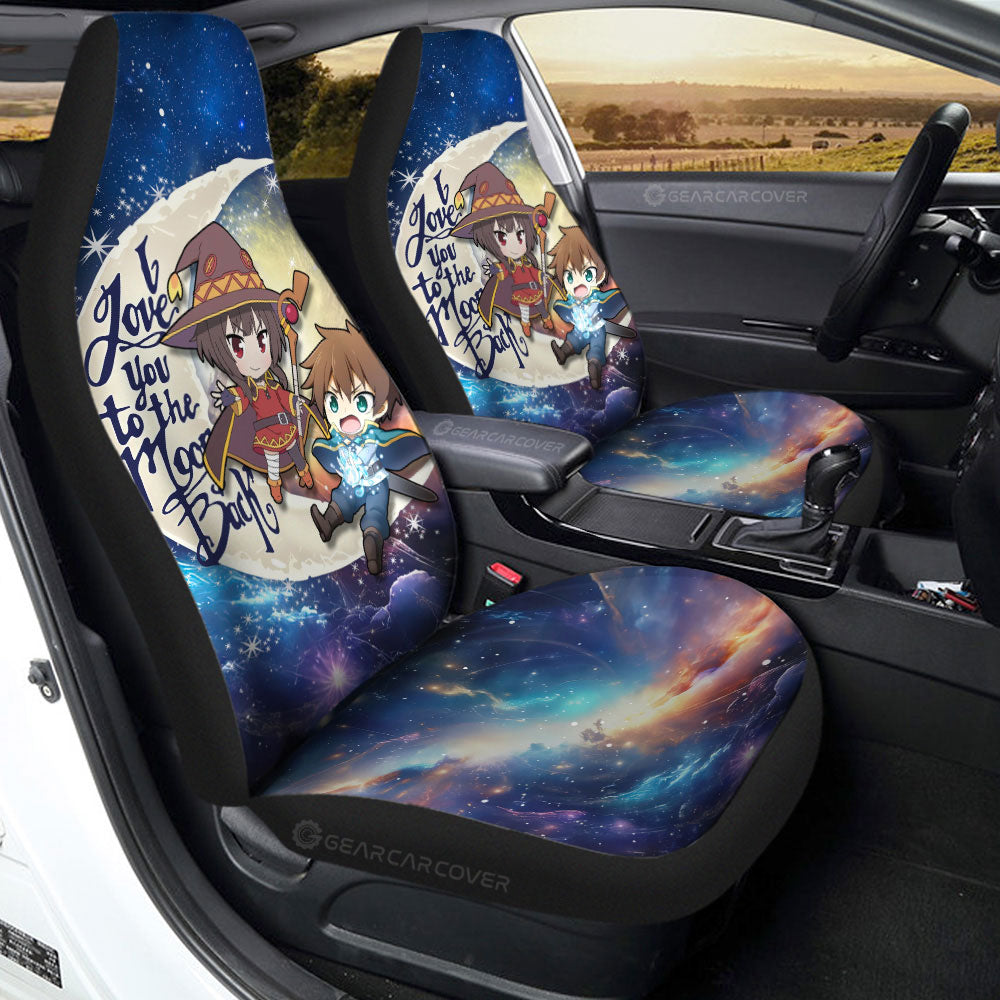 Megumin And Kazuma Car Seat Covers Custom Car Accessories - Gearcarcover - 2