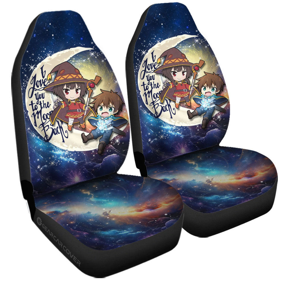 Megumin And Kazuma Car Seat Covers Custom Car Accessories - Gearcarcover - 3