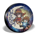 Megumin And Kazuma Spare Tire Covers Custom Car Accessories - Gearcarcover - 3