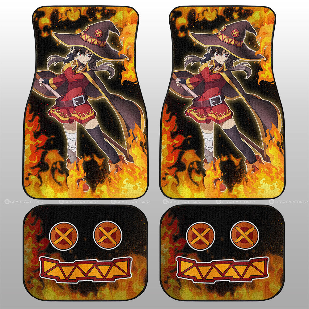 Megumin Car Floor Mats Custom Anime Car Accessories - Gearcarcover - 1