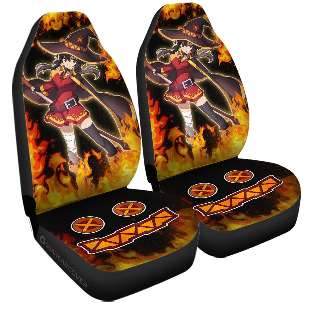 Megumin Car Seat Covers Custom Anime Car Accessories - Gearcarcover - 3