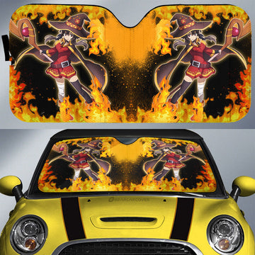 Megumin Car Sunshade Custom Anime Car Accessories - Gearcarcover - 1