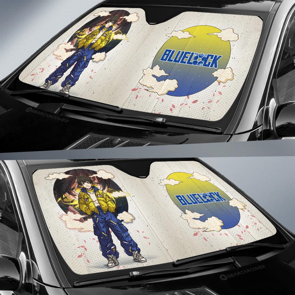 Meguru Bachira Car Sunshade Anime Collection - Gearcarcover - 2