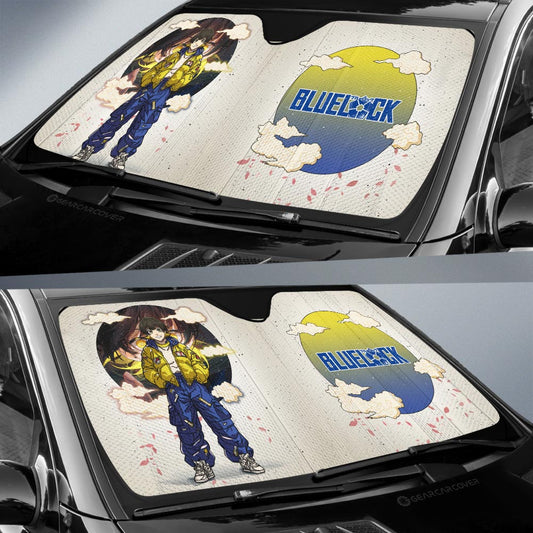 Meguru Bachira Car Sunshade Anime Collection - Gearcarcover - 2