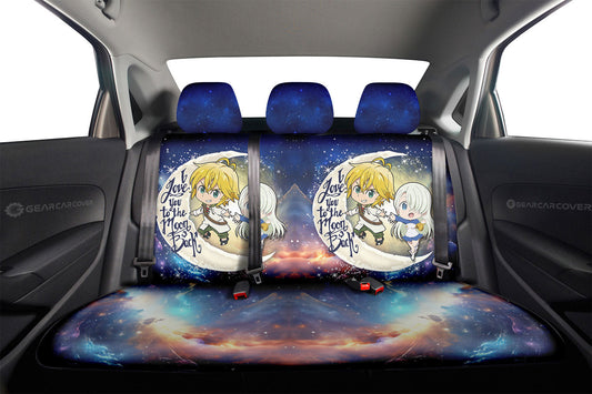 Meliodas And Elizabeth Car Back Seat Covers Custom Car Accessories - Gearcarcover - 2