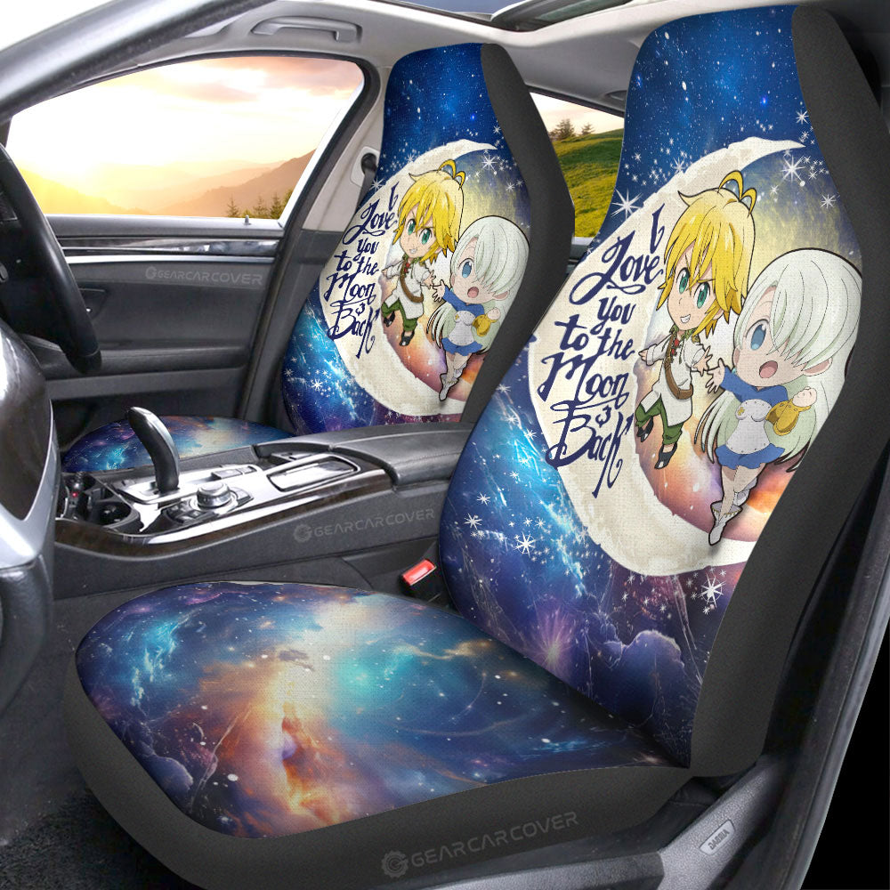 Meliodas And Elizabeth Car Seat Covers Custom Car Accessories - Gearcarcover - 1