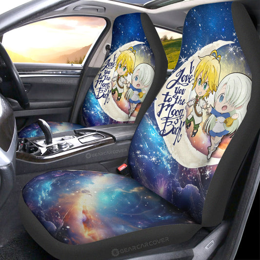 Meliodas And Elizabeth Car Seat Covers Custom Car Accessories - Gearcarcover - 1