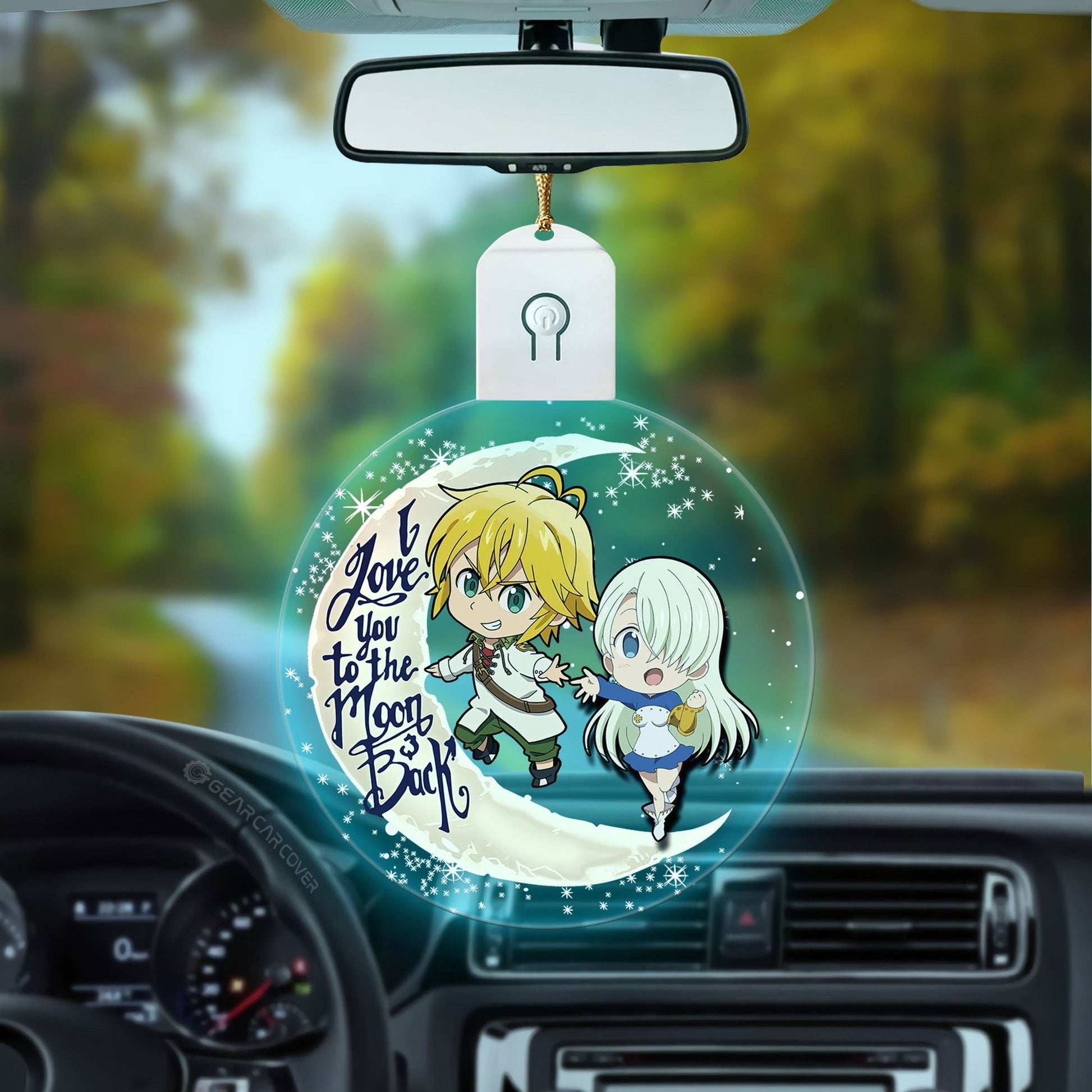 Meliodas Elizabeth Led Ornament Custom Car Decorations - Gearcarcover - 3