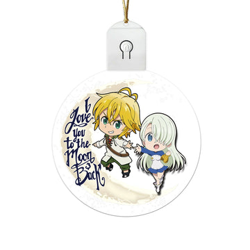 Meliodas Elizabeth Led Ornament Custom Car Decorations - Gearcarcover - 1