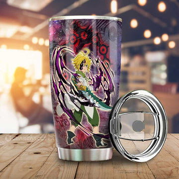 Meliodas Tumbler Cup Custom Galaxy Manga Style - Gearcarcover - 1