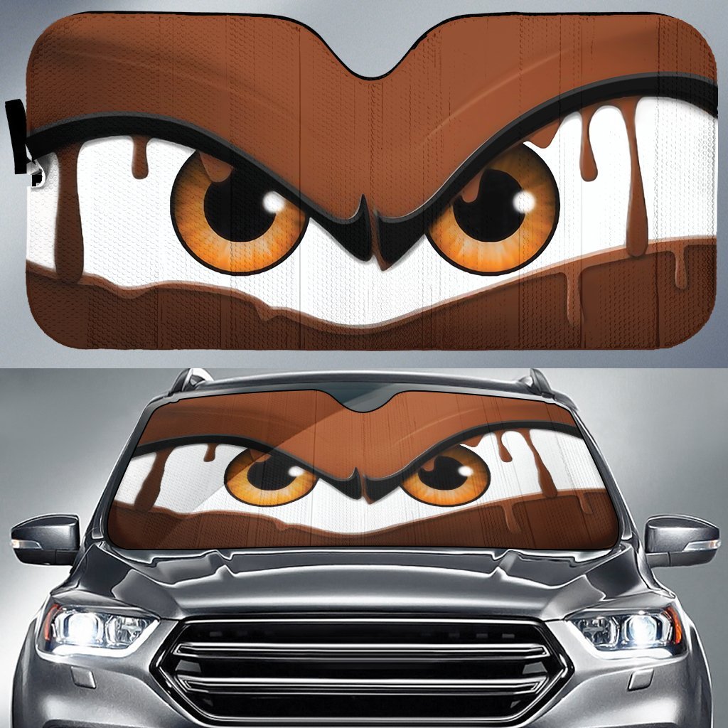Melting Car Eyes Sun Shade Custom Car Accessories - Gearcarcover - 1