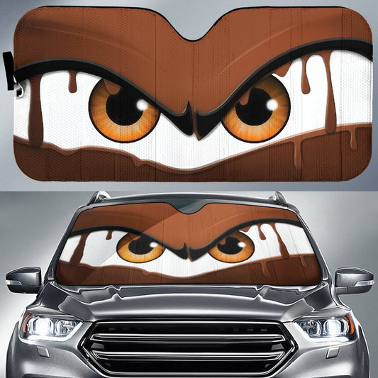 Melting Car Eyes Sun Shade Custom Car Accessories - Gearcarcover - 1
