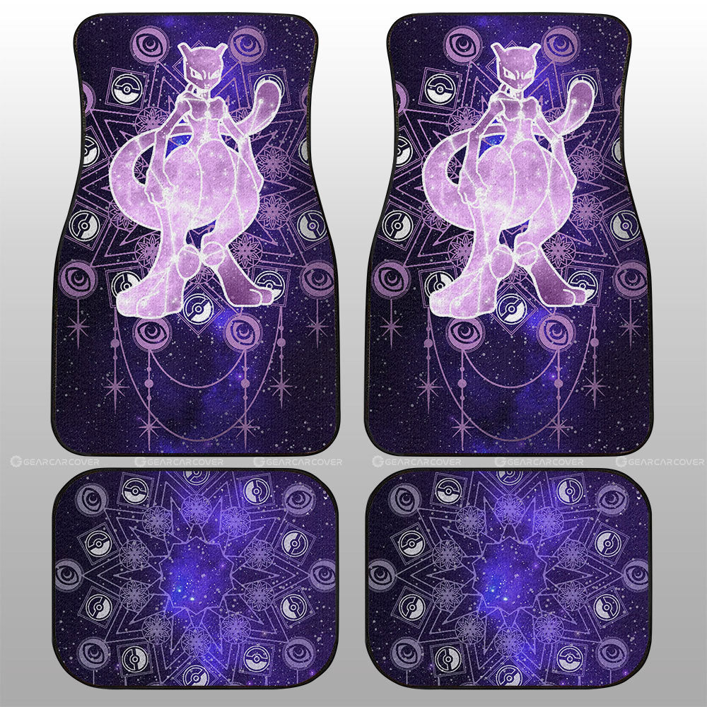 Mewtwo Car Floor Mats Custom Car Accessories - Gearcarcover - 1